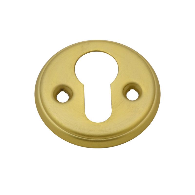 Накладка под цилиндр (50 мм, 55 мм) ФНК-01 цвет Матовое золото Нора-М