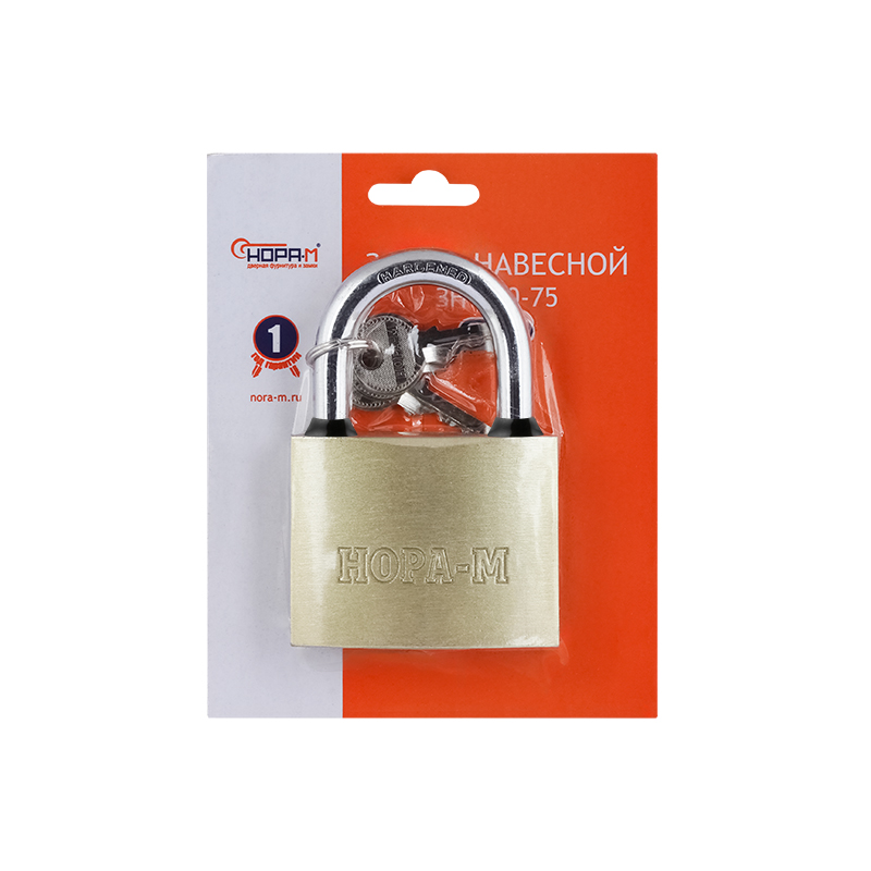 Замок навесной ЗН-810 латунь 75 мм купить от 124 руб. оптом и в