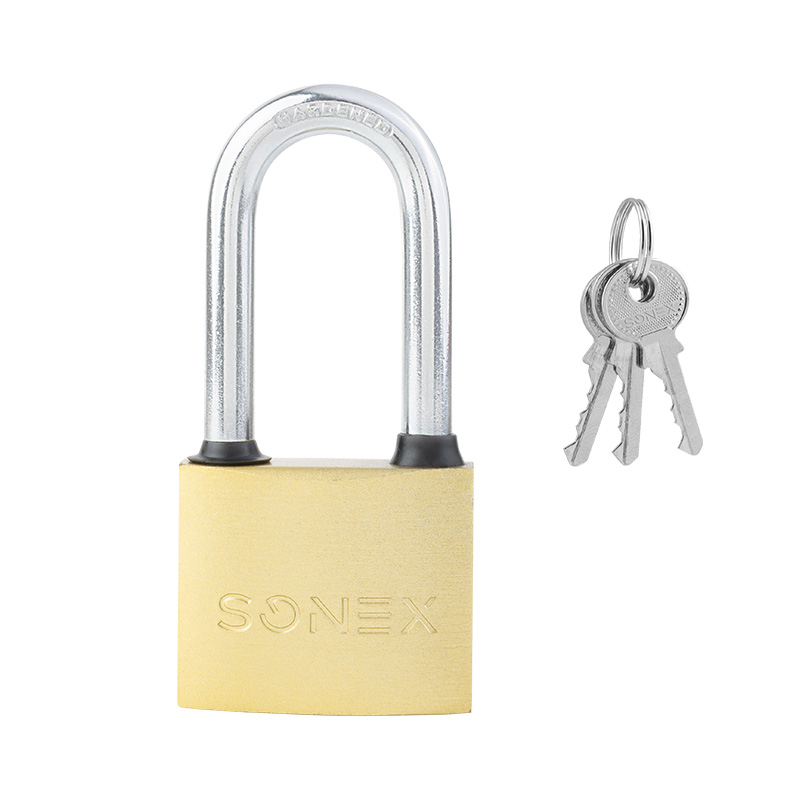 Замок навесной SONEX ЗН цвет Латунь Нора-М