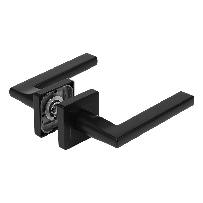 Ручка дверная ISPARUS П108К цвет Черный Нора-М