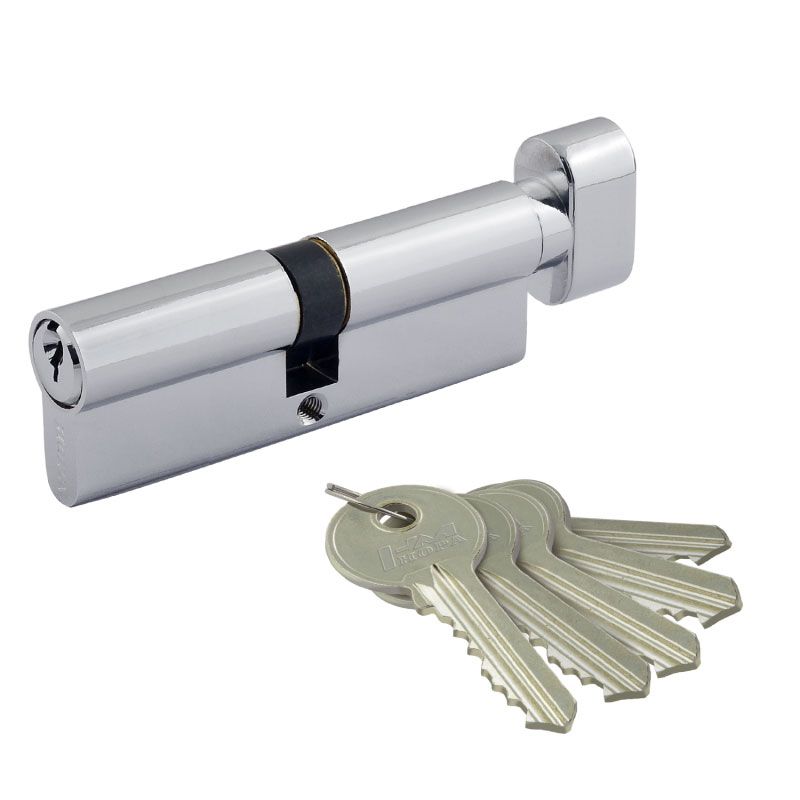Цилиндр ECO Al ЛВ - Хром - ЛВ-90 (45-45) - 16556