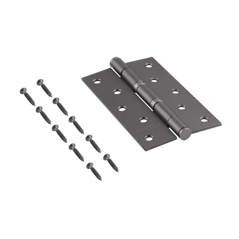 Комплектация и упаковка Петля универсальная 5"-2ВВ (125*75*2,5) без колп. цвет Графит Нора-М