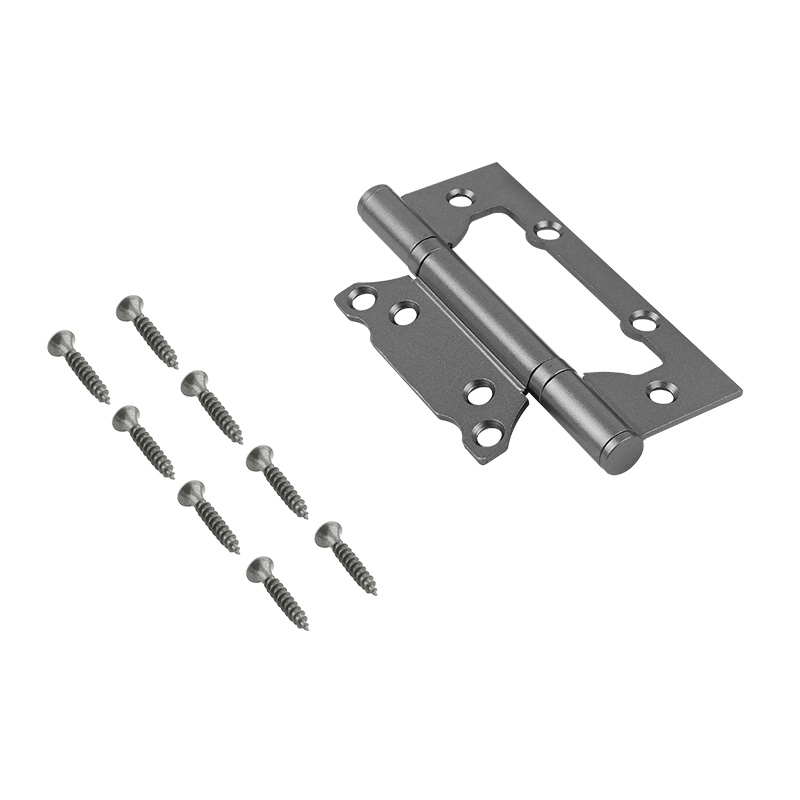 Комплектация и упаковка Петля без врезки 800-5'' (125*74*2,6мм) без колп. ISPARUS цвет Светлый графит Нора-М