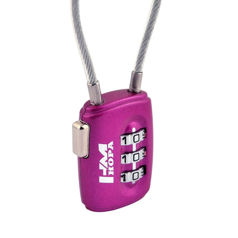 Навесной кодовый замок 506 цвет Фиолетовый Нора-М