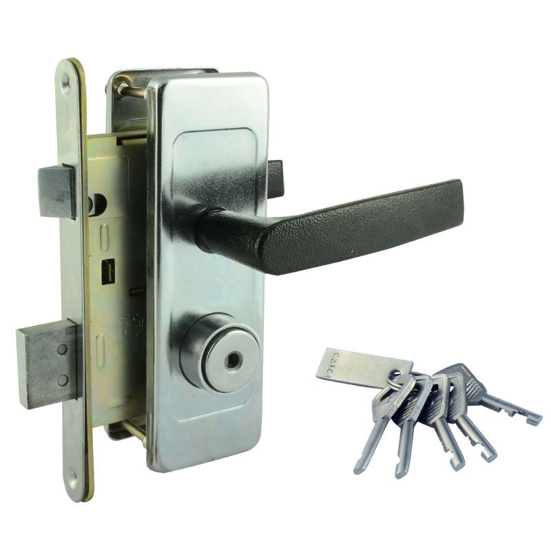 Замок врезной  ЗВ4Д (ШО-25) - Хром - 16210