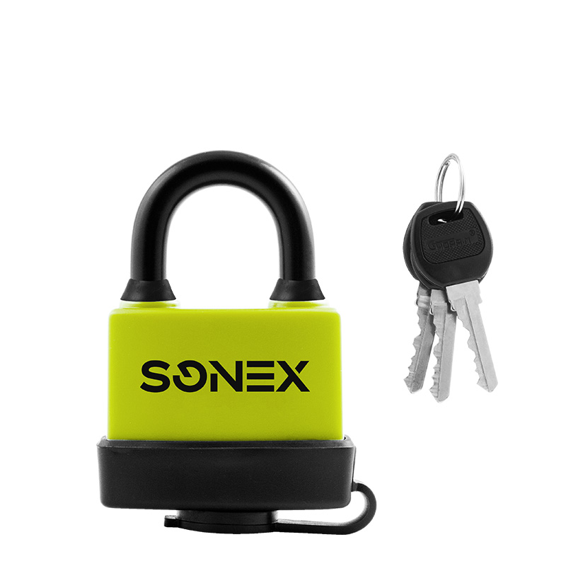 Замок навесной всепогодный SONEX ЗНВ цвет Шартрез Нора-М