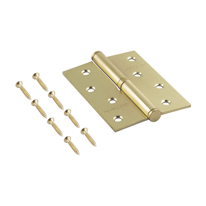 Комплектация и упаковка Петля левая/правая 750-4" (100*75*2,5) без колп. цвет Матовое золото Нора-М