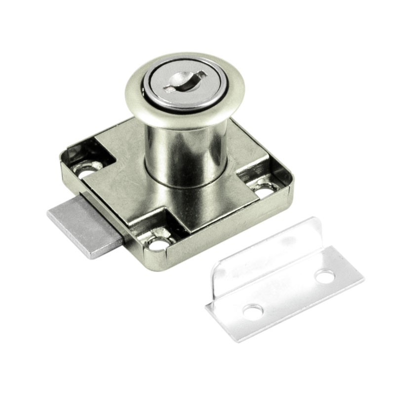 Мебельный замок 6136 - Никель - 8526