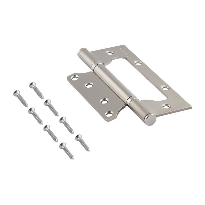 Комплектация и упаковка Петля без врезки 800-5" STD (125*75*2,5) без колп. цвет Матовый никель Нора-М