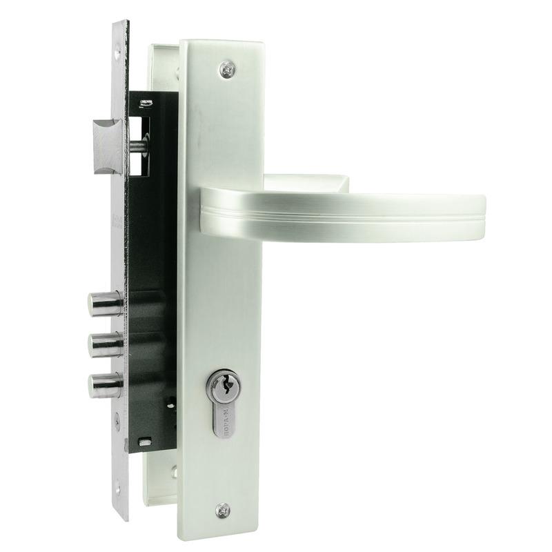 Замок врезной 106-85М - Белый жемчуг - 16711