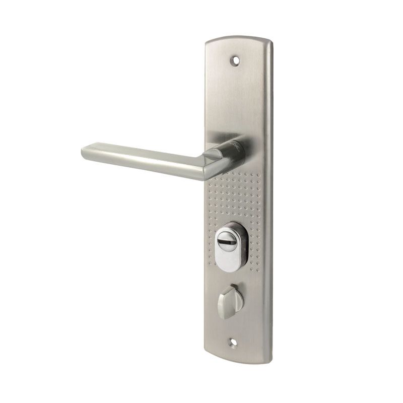 Ручка на планке для китайских дверей 200(108) (правая) - Матовый никель - 16412