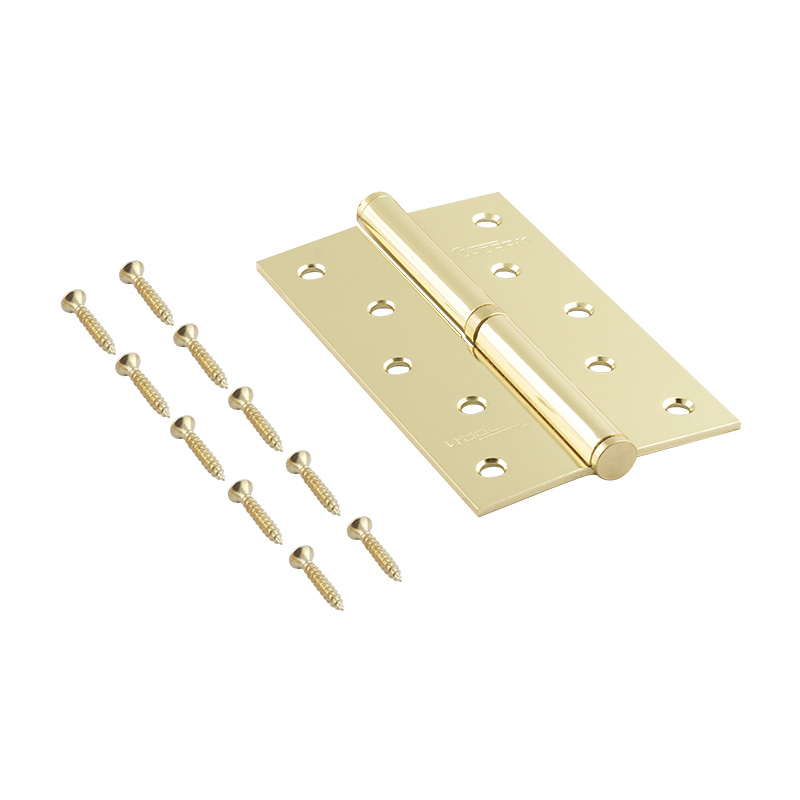 Комплектация и упаковка Петля левая/правая 750-5" (125*75*2,5) без колп. цвет Золото Нора-М