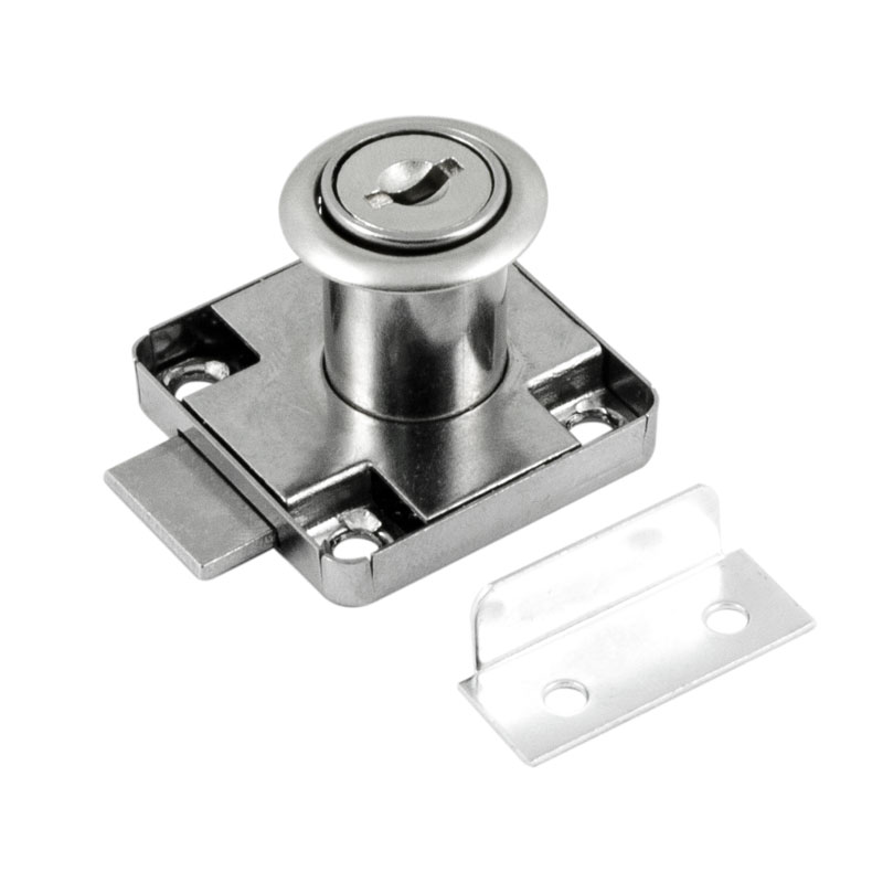 Мебельный замок 6138-22 - Хром - 8517