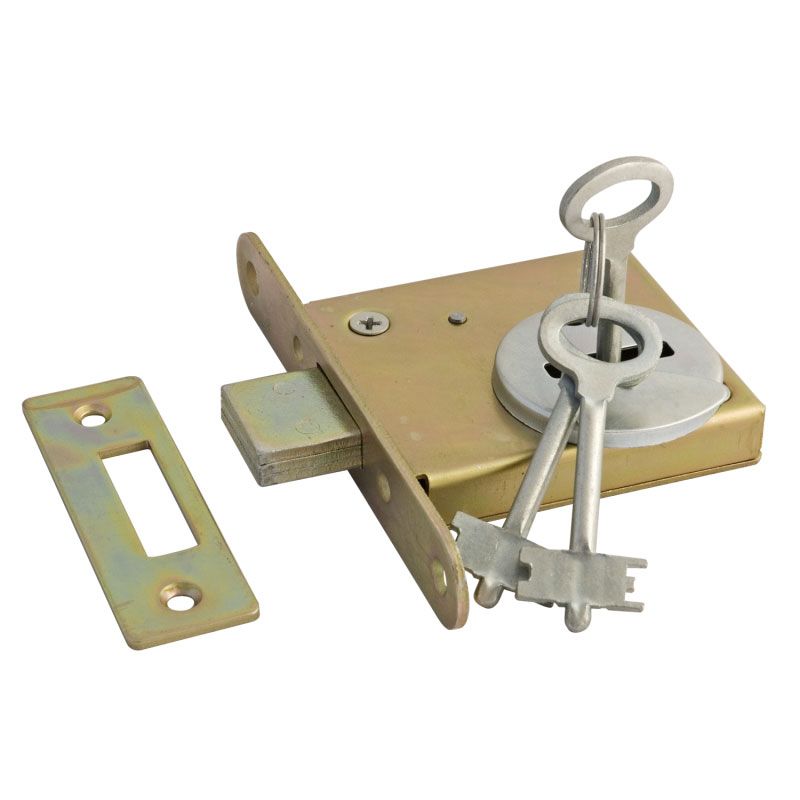 Замок врезной  ЗВ8-4 - Цинк - 12866