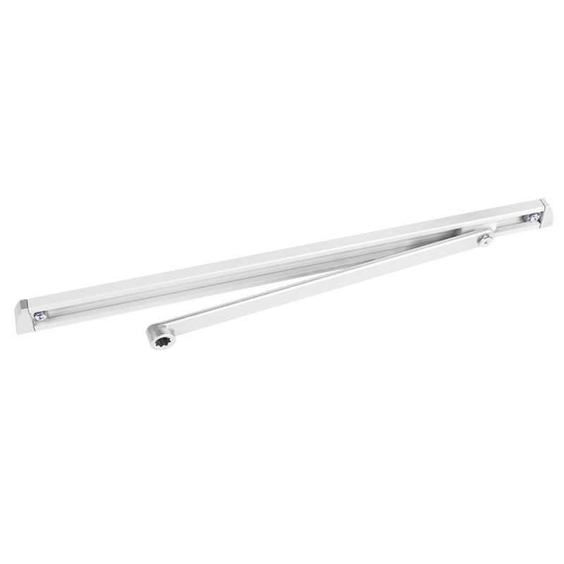 Тяга для дверного доводчика Рычаг скользящий для доводчиков №3S, 4S, 450 цвет Белый Нора-М