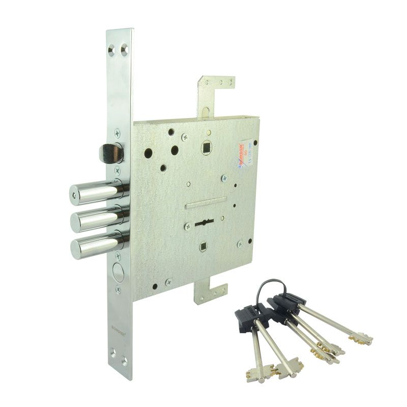 Замок врезной ЗВ9-8 МКТ3/15 - Хром - 16249