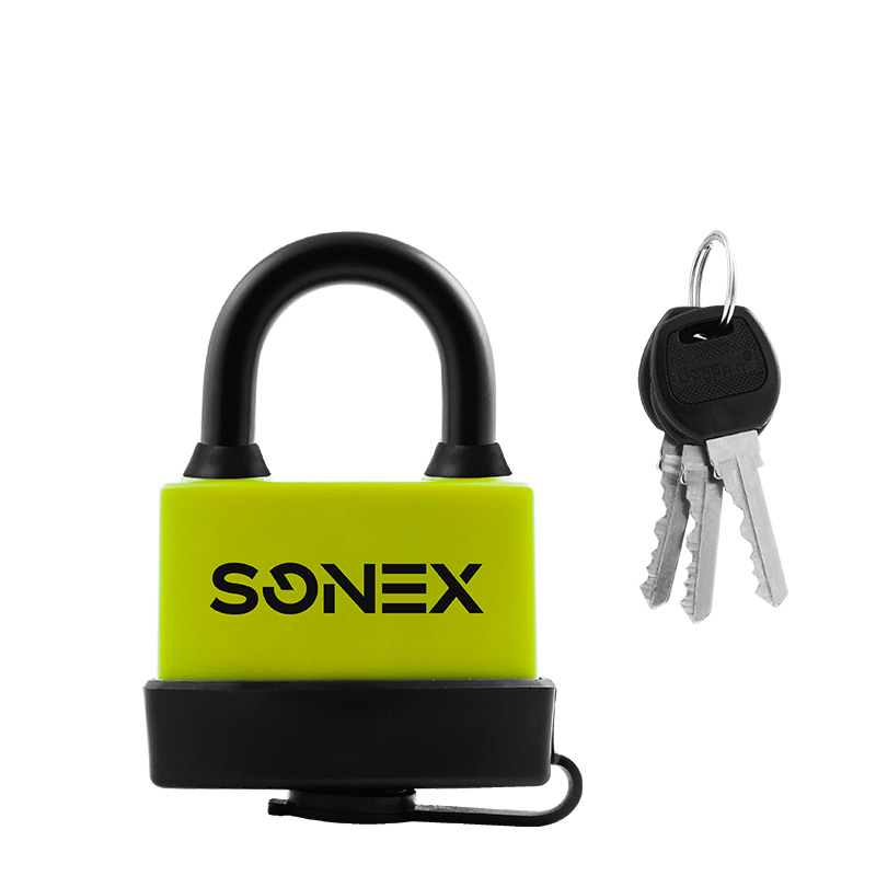 Замок навесной всепогодный SONEX ЗНВ цвет Шартрез Нора-М