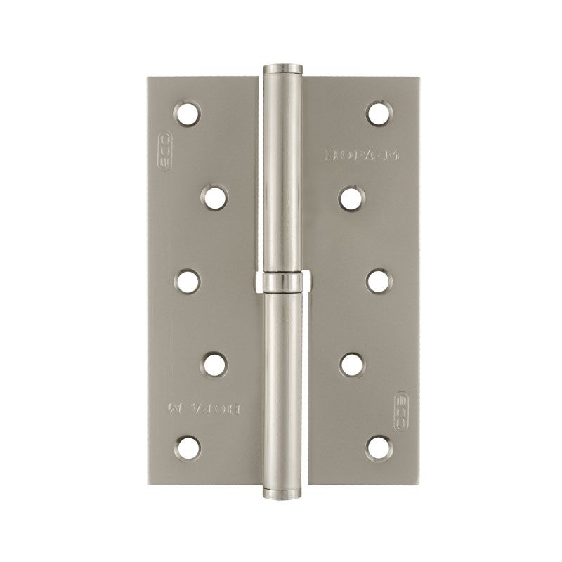 Петля левая/правая 750-5" ECO (120*80*2,5) без колп. - Матовое хромовое покрытие - Правая - 15459