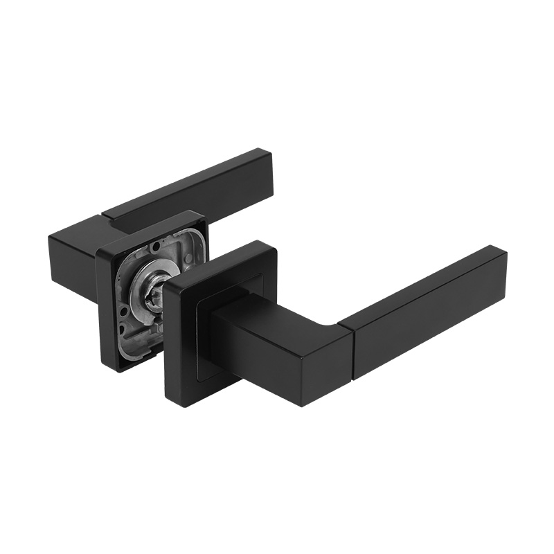 Ручка дверная ISPARUS П109К цвет Черный Нора-М