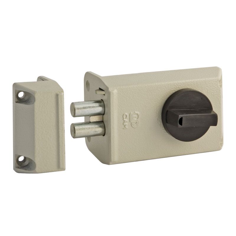 Замок накладной  ЗНД1А - Серый - 12849