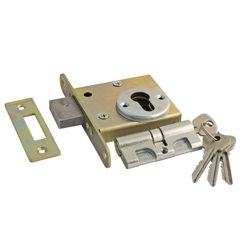 Замок врезной  ЗВ1-2 - Цинк - 12865