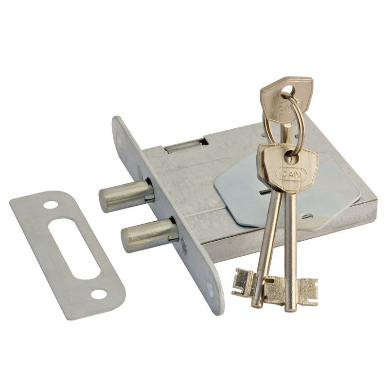 Замок врезной  ЗВ8/13С САМ-МИНИ - Цинк - 12846