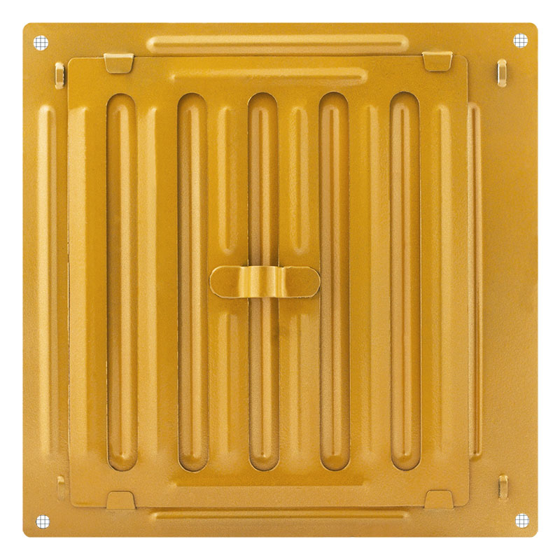 Решетка регулируемая с сеткой Р-150 цвет Золото Нора-М