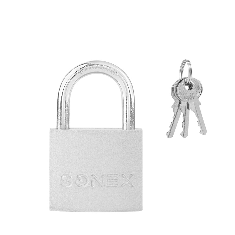 Замок навесной SONEX ЗН цвет Серебро Нора-М
