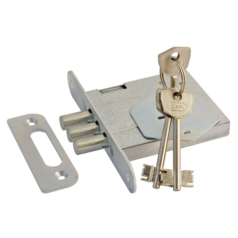 Замок врезной  ЗВ8-4С-13 - Цинк - 12848