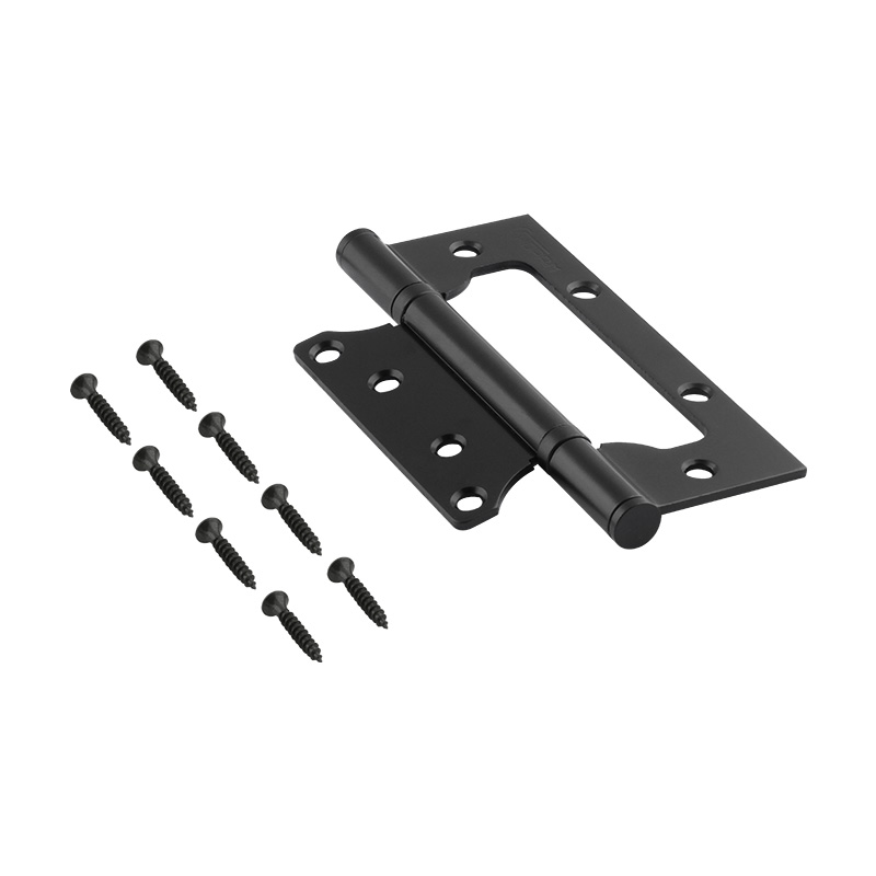 Комплектация и упаковка Петля без врезки 800-5" (125*75*2,5) без колп. цвет Черный Нора-М